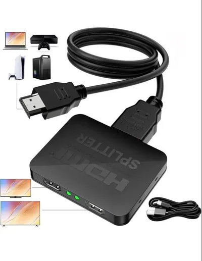 HDMI分配器 1入力2出力 4K高画質対応 スプリッター 2画面同時出力