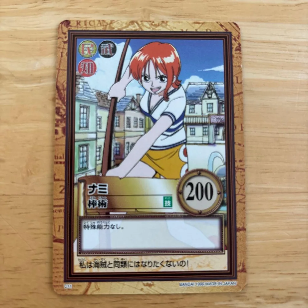 【旧版 初期】ワンピースカードダス ハイパーバトル C11 ナミ 棒術