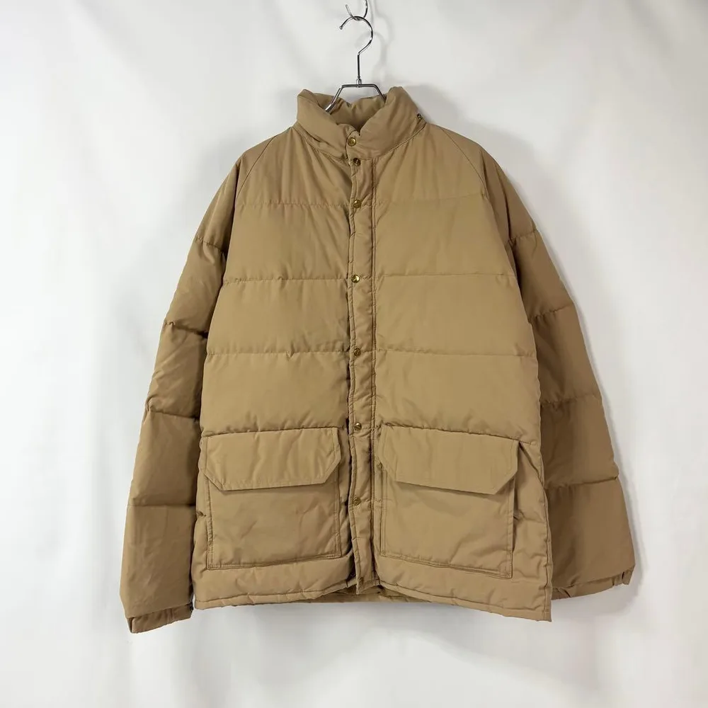 希少 XL 70s USA製 CAMP7 ダウンジャケット ベージュ キャンプ7