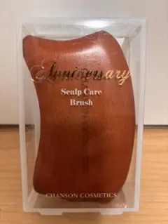 【新品未開封】シャンソン化粧品 スカルプケアブラシ 木製 頭皮マッサージ