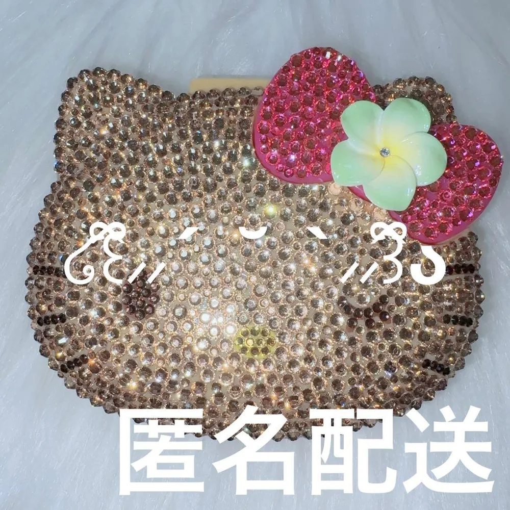 サンリオ 日焼けキティ つけまつげケース デコ グリーン