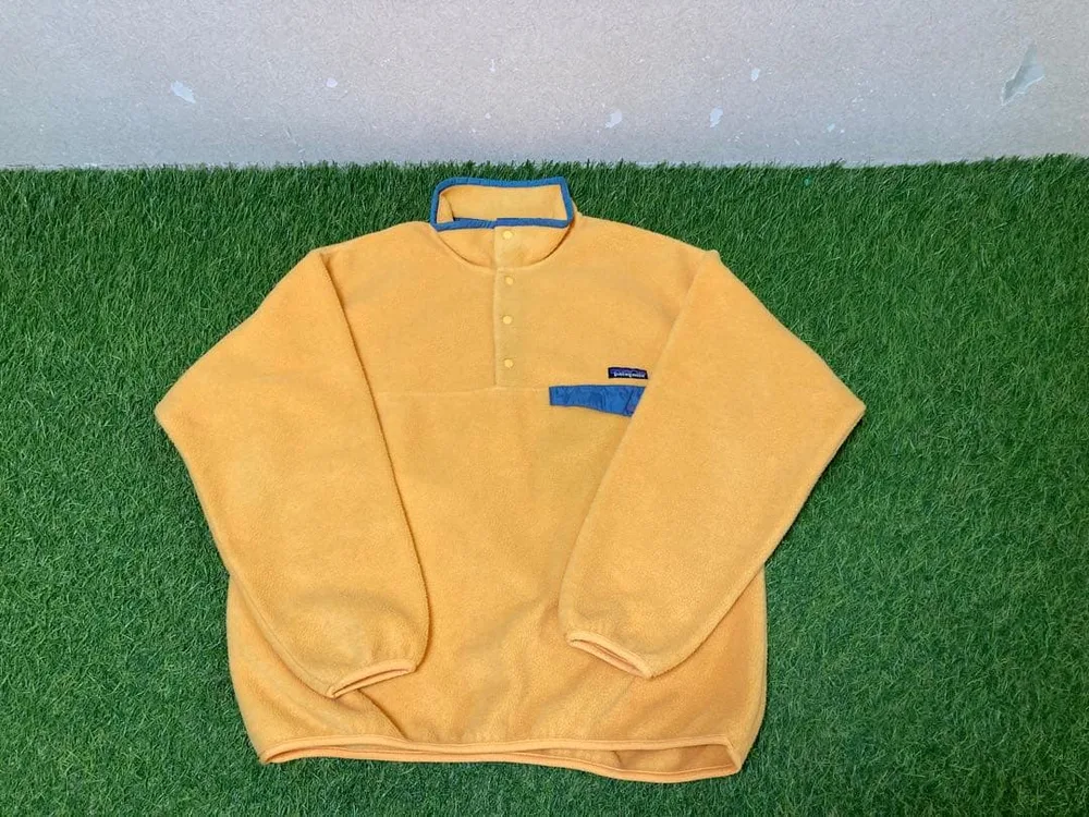 極上美品 98 バターナッツ パタゴニア スナップT ダスパーカー フリース