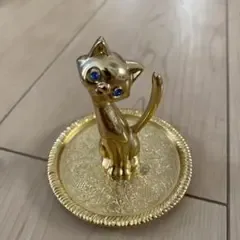 アンティーク 猫アクセサリースタンド