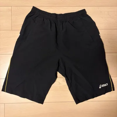 asics アシックス ハーフパンツ EZA806 黒 ブラック