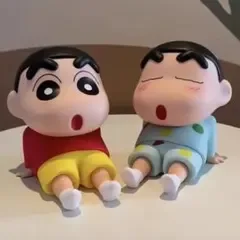 99 新品 クレヨンしんちゃん 2個セット スマホスタンド