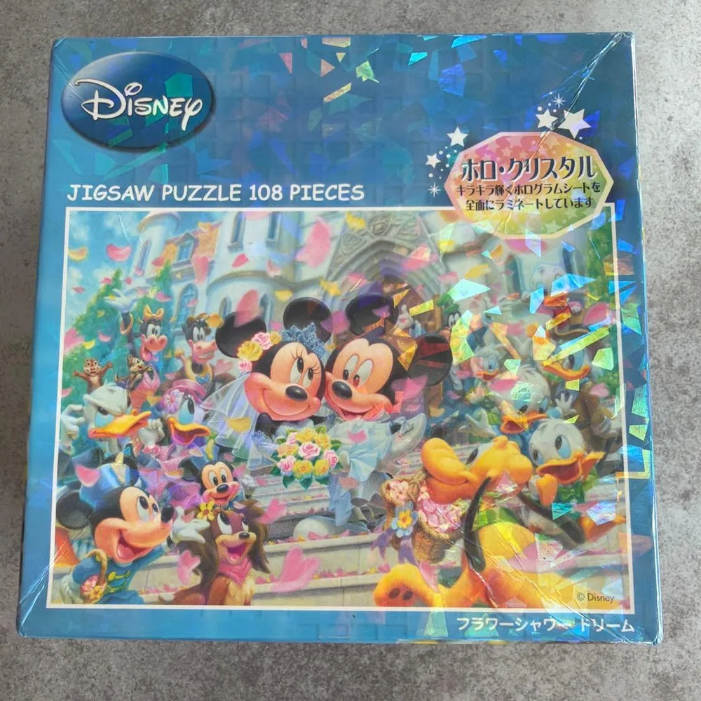【Disneyジグソーパズル】108ピース フラワーシャワードリーム クリスタル