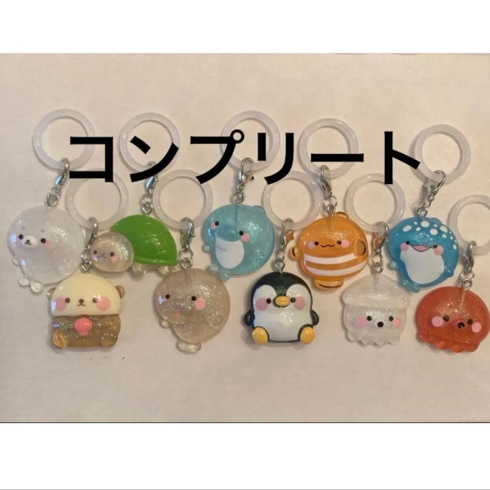 ぷかうみ めじるしチャーム コンプリートセット 全10種 ガチャ