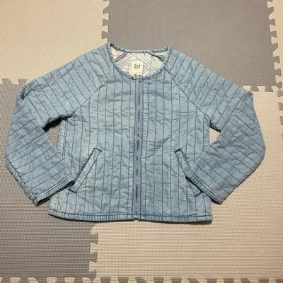GAP ギャップ キルティング デニムジャケット ライトブルー