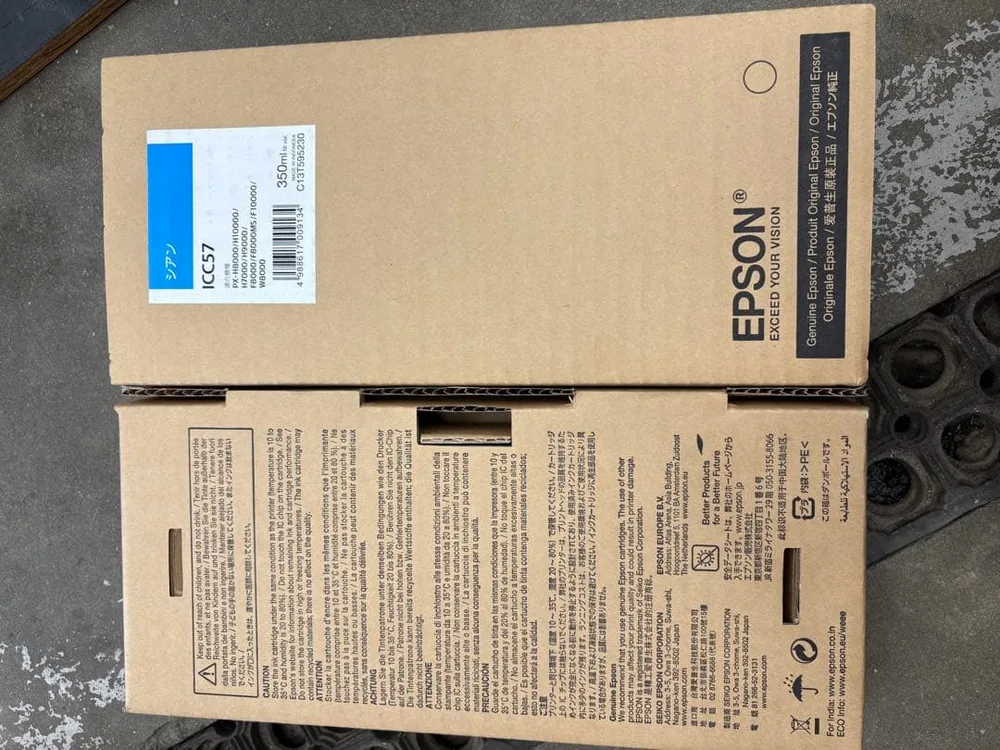 EPSON ICC57 純正インクカートリッジ シアン 350ml