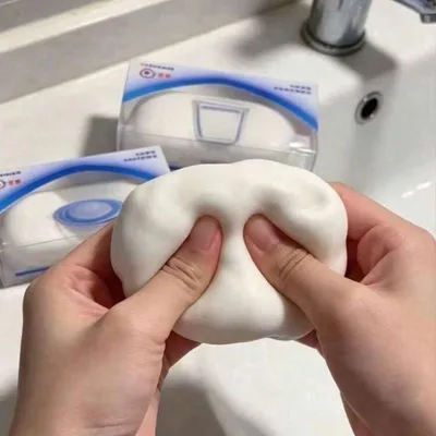 新品未開封 スクイーズ 石鹸 骨折音 パキパキ ASMR 白 ホワイト