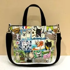 フレンチブルドッグちゃん中サイズショルダーバッグ