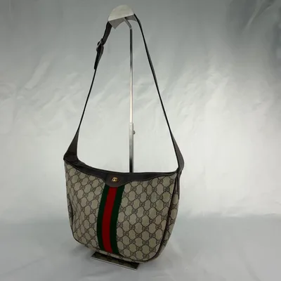 GUCCI GGキャンバス シェリーライン ショルダーバッグ