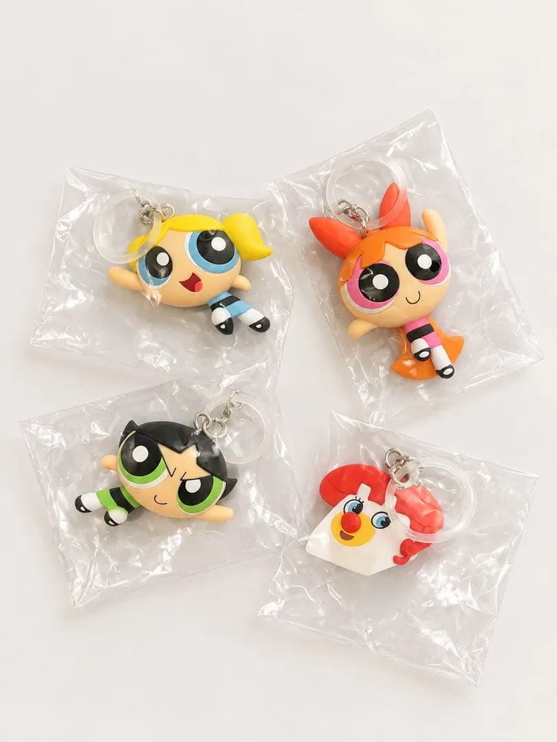 パワーパフ ガールズ めじるしガチャマスコット 4種セット