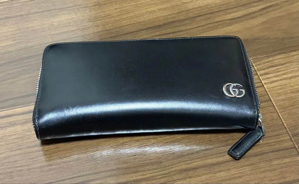 GUCCI 長財布 ブラック GGロゴ