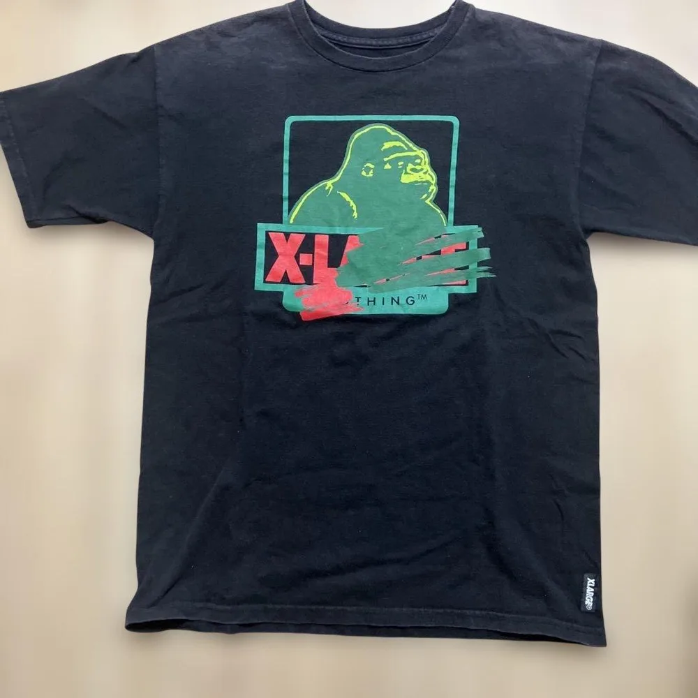【USED】X-LARGE ブラック Tシャツ Mサイズ