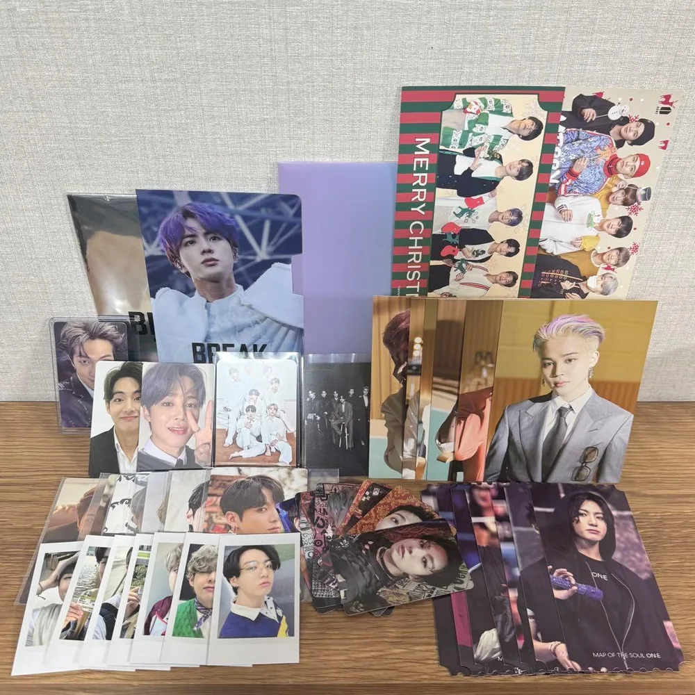 BTS トレカ フォトカード ポストカード クリアファイル 大量 まとめ売り