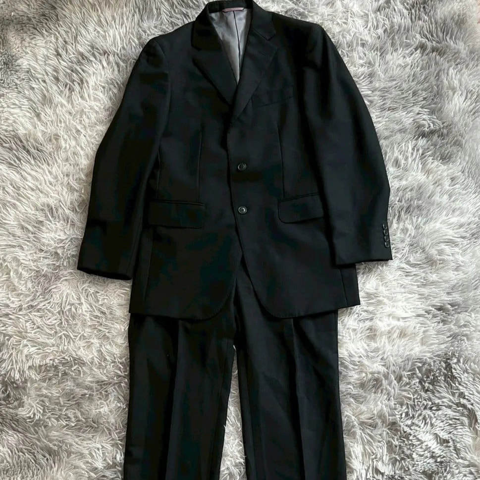 美品✨【JUNKO SHIMADA】黒 ビジネススーツ セット売り❗ウール M