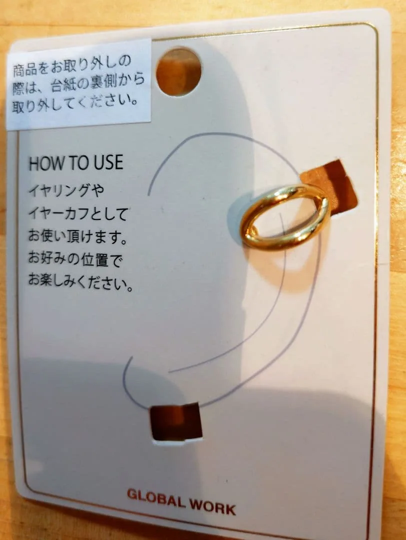 GLOBAL WORK イヤリング イヤーカフ