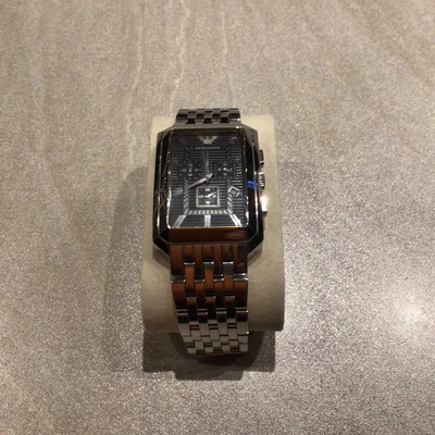 最終価格【EMPORIO ARMANI】腕時計 ブラック AR0156