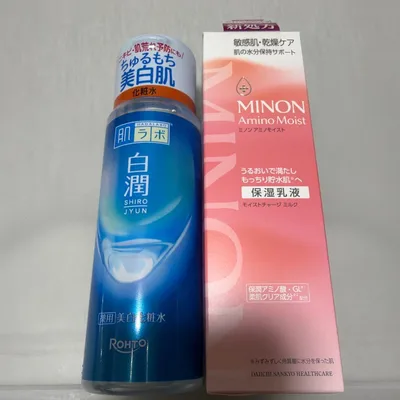 肌ラボ 白潤 薬用美白化粧水 ミノン アミノモイスト 乳液