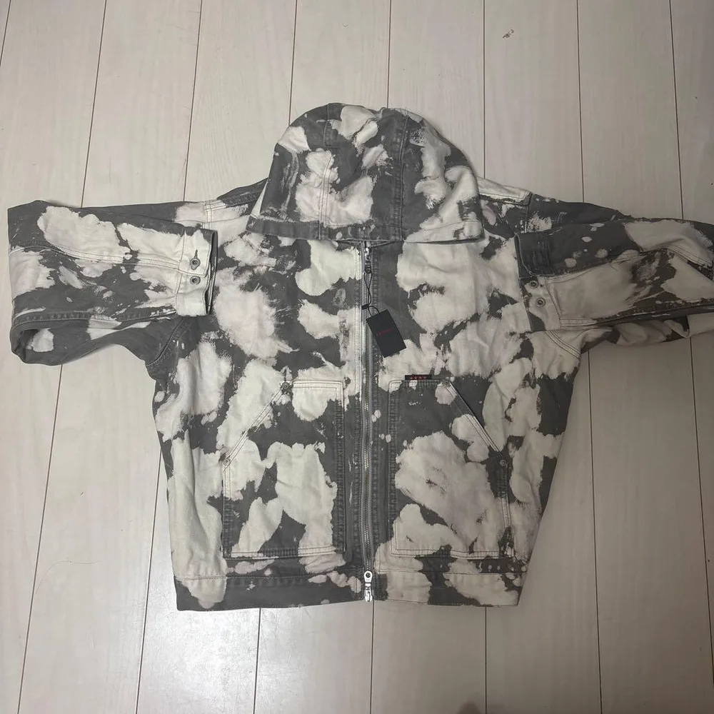 9/S PROJECT ブリーチ加工 ジップパーカー