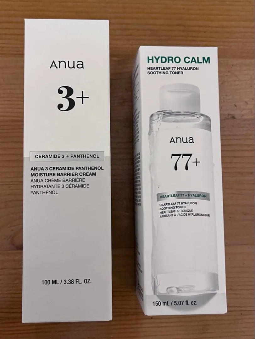 新品未使用 Anua 化粧水 クリーム 2点セット