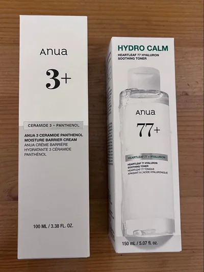 新品未使用 Anua 化粧水 クリーム 2点セット