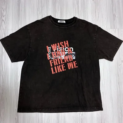 GRAILZ VISION WASHED T-SHIRTS BLACK