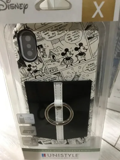 iPhone X専用ケース 新品未使用 ミッキーマウス