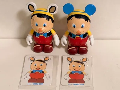 希少 ディズニー バイナルメーション ピノキオ チェイサー 2体セット