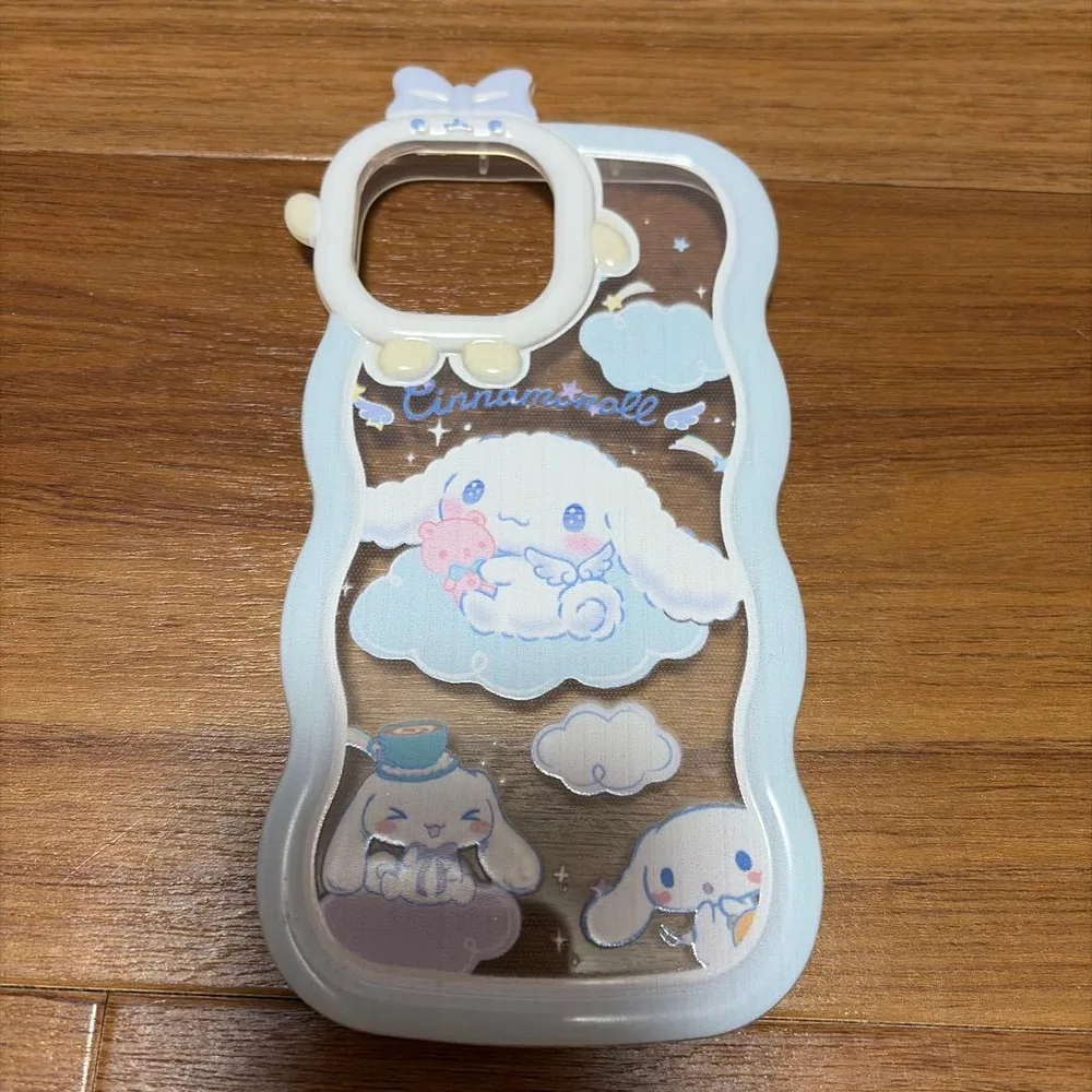 シナモロール iPhoneケース ウェーブデザイン