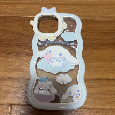 シナモロール iPhoneケース ウェーブデザイン