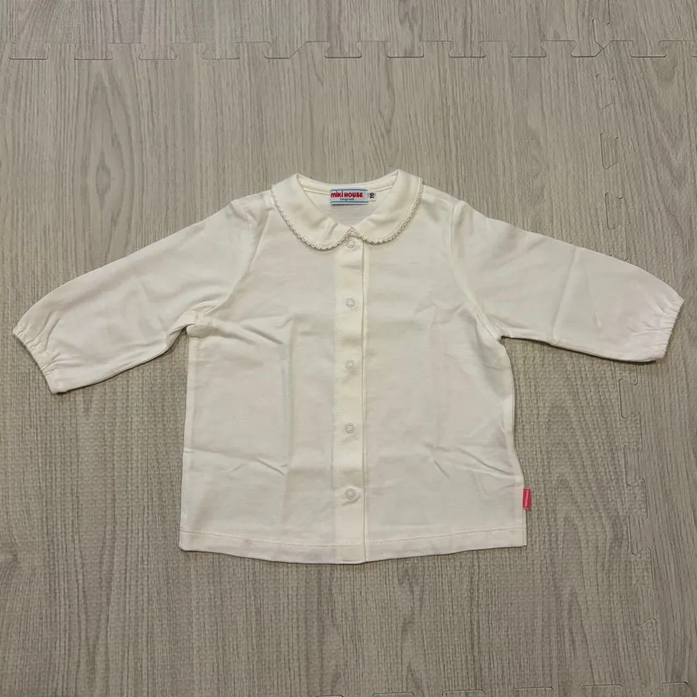 【新品未使用】MIKI HOUSE ミキハウス ベビー 長袖 ブラウス 70