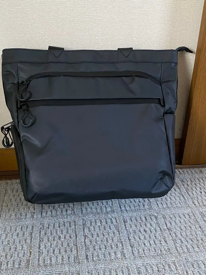ブラックビジネストートバッグ耐水性