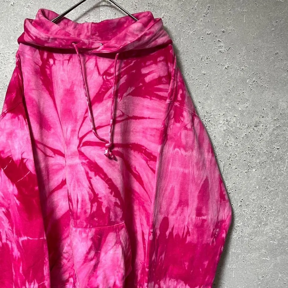 TIE DYE タイダイ パーカー プルオーバー 総柄 M