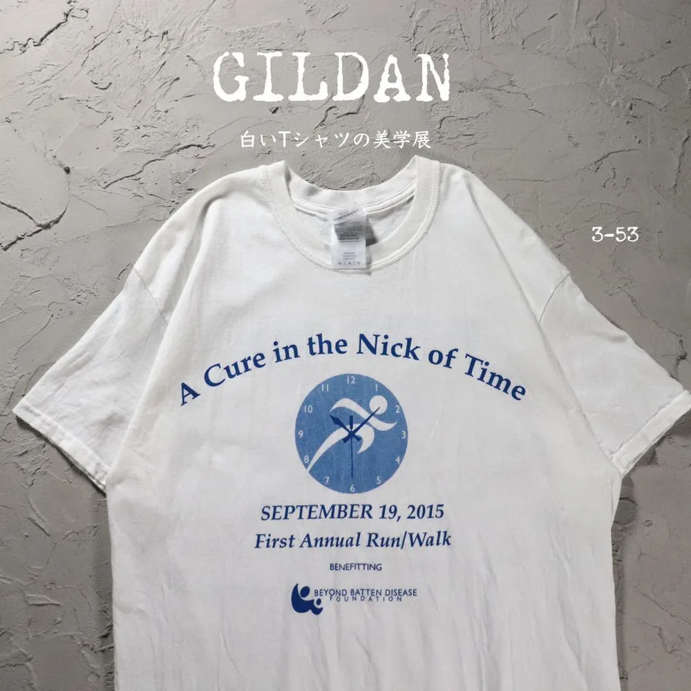 GILDAN 白Tシャツ チャリティーマラソン 企業