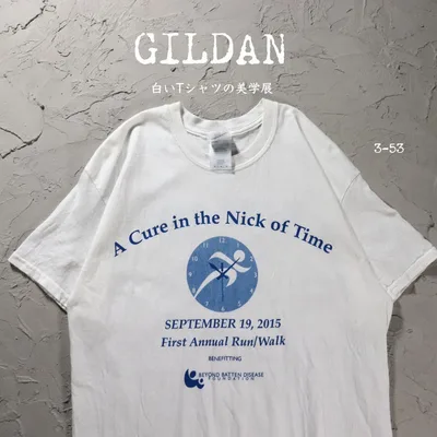 GILDAN 白Tシャツ チャリティーマラソン 企業