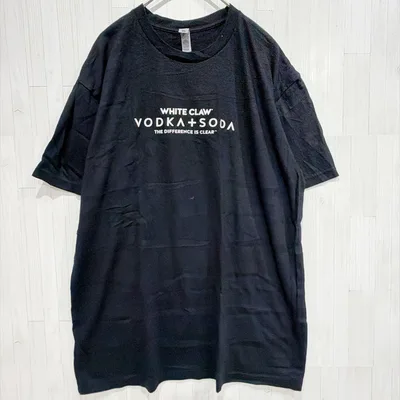 ネクストレベルアパレル クルーネック 半袖 ロゴ Tシャツ L 黒 シンプル
