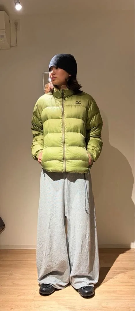 00s MIZUNO ダウンジャケット チェック 古着 y2k archive