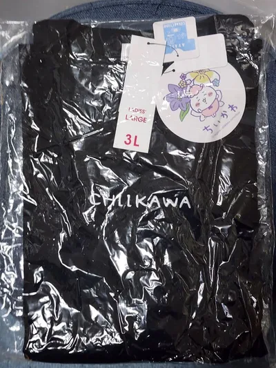 ちいかわ Tシャツ ブラック 3Lサイズ