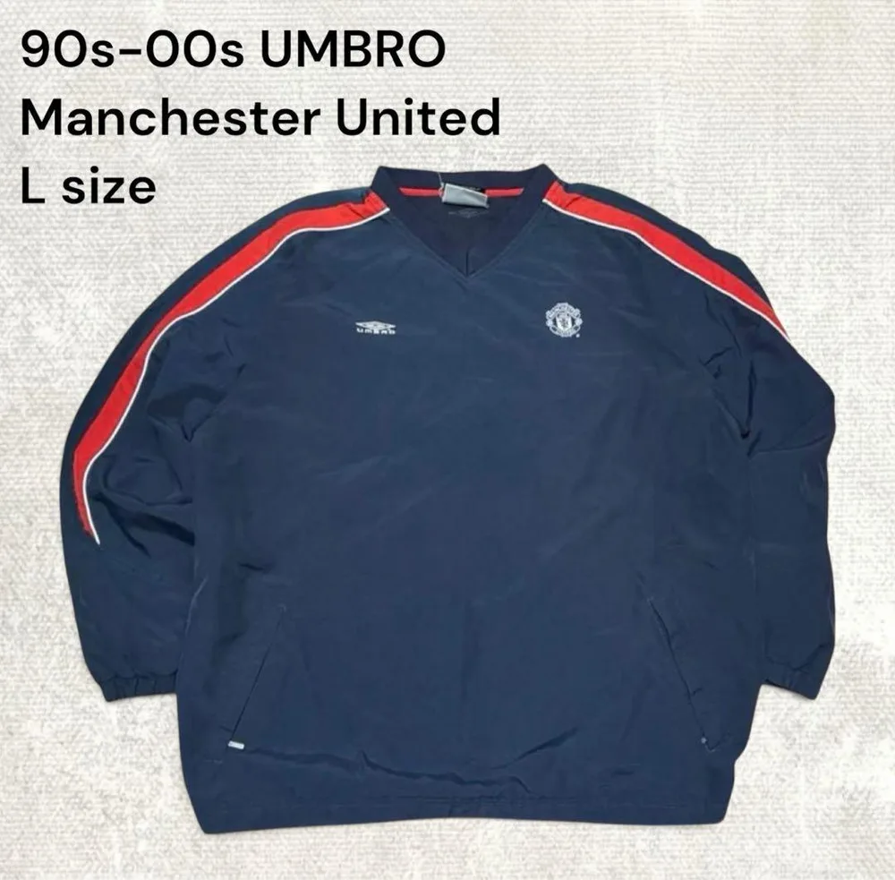90s-00s UMBRO マンチェスターユナイテッド ナイロンジャケット L