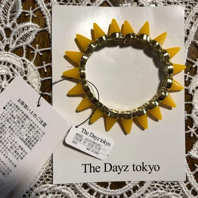 セール❣️The Dayz tokyo ブレスレット◯イエロー⚫︎F(¥4,095)