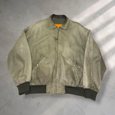 90s Timberland leather jacket レザージャケット