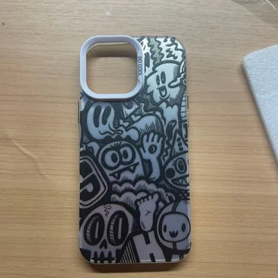 ドゥードゥルデザイン iPhone16promax用ケース