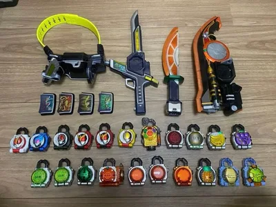 仮面ライダー鎧武 変身ベルト 武器 ロックシード まとめ売り 美品