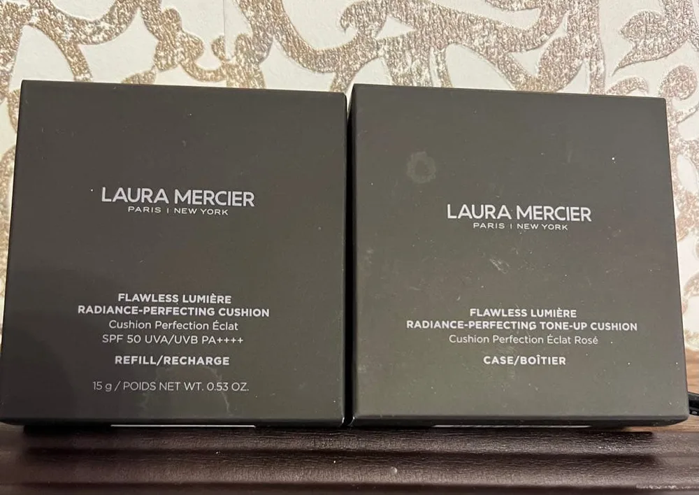 LAURA MERCIER クッションファンデ レフィル 1W1 & ケース