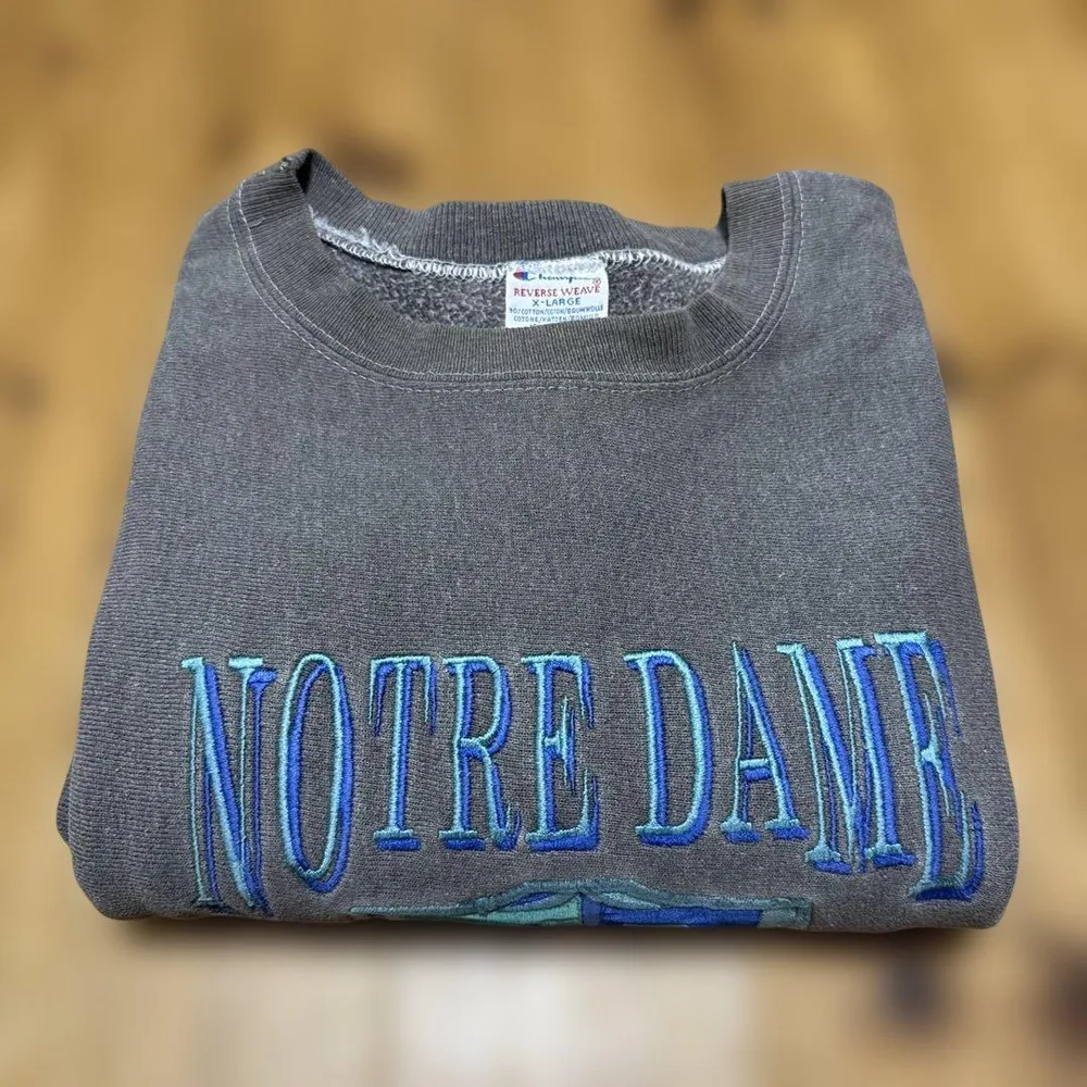 90s Champion REVERSE WEAVE ノートルダム スウェット