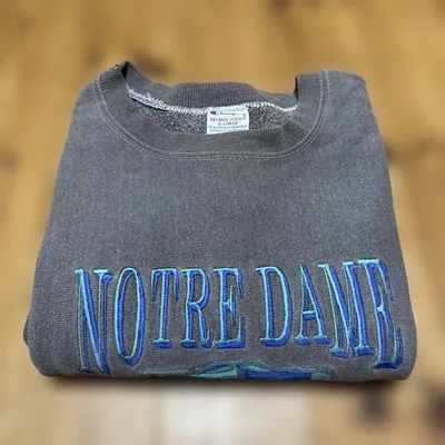 90s Champion REVERSE WEAVE ノートルダム スウェット