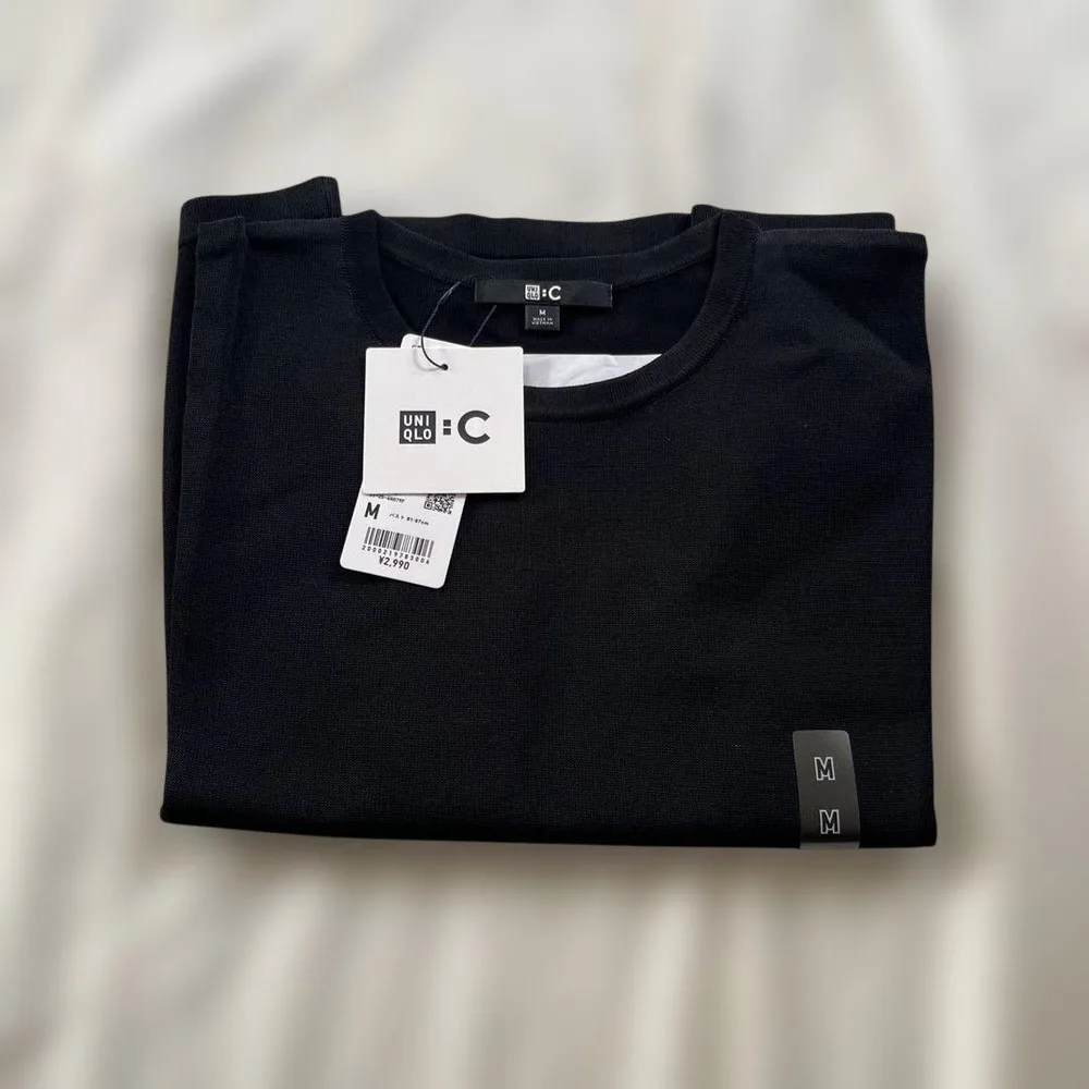 UNIQLO :C 半袖ニット ブラック M