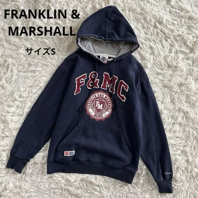 FRANKLIN & MARSHALL パーカー トレーナー フーディー S 紺